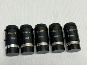 KOWA インダストリアルレンズ　F1.8 12mm カメラレンズ　5点セット 