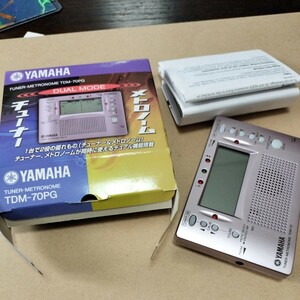 チューナー&メトロノーム YAMAHA ヤマハ TDM-70 ピンク