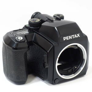 PENTAX 645N Body With 120 Film Back AA Battry Holder [Err] ジャンク激安 吊り金具 フォーカシングスクリーンAS-80 645NII と付属品共用