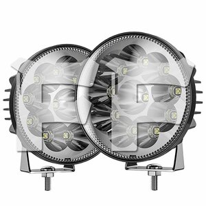 送料無料.. 新発売!! LED ワークライト 30W 4インチ 作業灯 ホワイト 6500K CREEチップ搭載 12V/24V ジープ ジムニー SUV ボート 2個