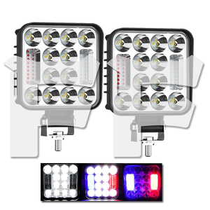 4インチ ストロボ機能 78W 3モードタイプ LED ワークライト 作業灯 警告灯 投光器 新品 4x4 トラック 4C-78W 12V/24V 2個 新品