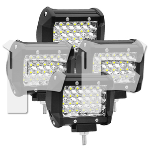 送料無料.. LED ワークライト 4インチ 72W 作業灯 投光器 前照灯 新品 照明 補助灯 6500K ホワイト 12V~24V バイク 4P72W トラック 4個