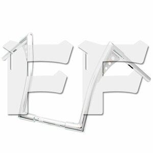 送料無料.. ハーレー ダビッドソン XL 883 1200 FLD FXDB FXDLS FLSS オートバイ 14インチ 25mm ハンドルバー メッキ HandleBar-R14 新品