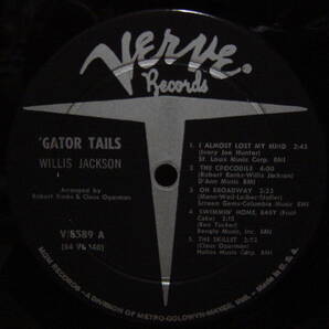 LP[JAZZ] ミゾあり重量盤 WILLIS JACKSON 'GATOR TAILS VERVE 1964 (MONO) ウィリス・ジャクソンの画像2