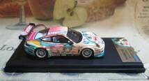 ★レア絶版*FUJIMI*1/43*Porsche 911 GT3R 初音ミク X GSR 2010≠BBR_画像6