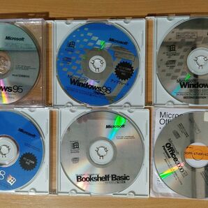 MicroSoft Windows 95/98/98SE PLUS！98 Office2k Bookshelf 6枚セット キー有