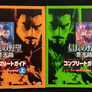 攻略本 信長の野望 蒼天録 コンプリートガイド 上下巻 セット PS2 コーエー 光栄