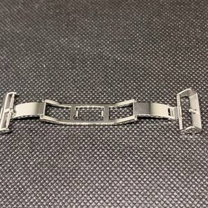 未使用 希少 旧ロゴ Camille Fournet カミーユフォルネ Dバックル シルバー 18 mm ステンレス 腕時計 尾錠の画像4