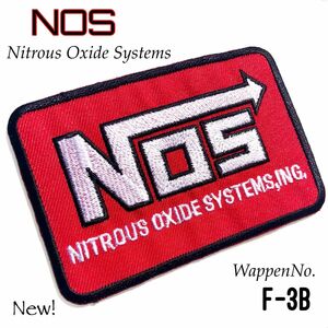 激レア　ニトロ　NOS ワッペン　Nitrous Oxide Systems 車　アクセサリー