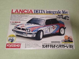 【未組立】京商 ランチア デルタ インテグラーレ 16V / KYOSHO LANCIA DELTA integrale 16V 1/10 RC 10エンジン4WDラリーカー (説明必読)