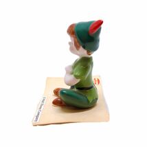 ピーターパン【Peter Pan】ディズニー Disney 陶器 置物 レトロ_画像4