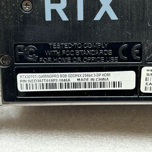 中古 PALiT GeForce RTX 3070Ti GamingPro 8GB グラフィックボード 未確認 ジャンク 部品取リの画像5
