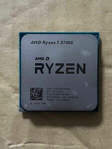動作品 AMD Ryzen7 5700G AM4 CPU 即時支払いできる方限定特価品