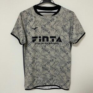 Finta フィンタ サッカー 半袖プラクティスシャツ グレー Ｍサイズ