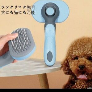 猫 、犬 ブラシ スリッカーブラシ 毛取り ペットコーム 丸洗い可能