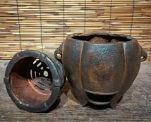 鋳鉄*カボチャ型炭火炉火鉢温酒煮茶神器_画像1