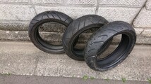 中古 シグナスX タイヤ IRC MB67 110/70-12・120/70-12 CHENG SHIN 120/70-12 3本セット 通勤用に_画像1