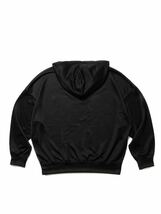 【新品 未使用】24ss COOTIE Decadent Sweat Jersey Hoodie クーティー スウェット ジャージ パーカー BLACK 定価39600円 SMALL_画像2