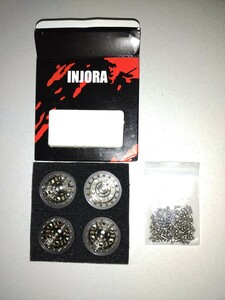 [Injora]真鍮製beadlockホイール　オフセット-3.15mm　1:24 rcクローラー用　w1005未使用新品