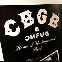 ◆送料無料◆新品　CBGBポスター　デッドストック品　ロック　パンク　バンド_画像2