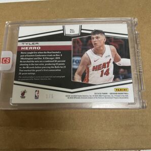 2019 Panini Obsidian (19-20) Rookie Jersey Autographs Electric Etch Red Tyler Herro Miami Heat G #222(/ 5) 1stNO. 2000円スタートの画像2