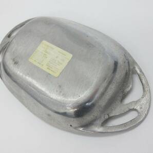 【4-142】 メキシコ製 ピューター ハンドル付 トレイ Pewter ヴィンテージの画像9