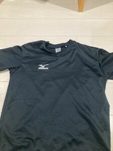 ミズノ ミズノ 半袖Tシャツ スポーツウエア MIZUNO ブラック ワンポイントロゴ