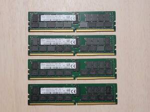 SK hynix PC4-2400T ( DDR4-2400 ) 32GB x4枚 計 128GB ECC Registered 動作確認済み