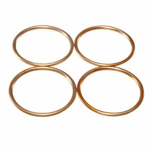 カワサキ純正部品 11061-0027 マフラーガスケット 36x43 4個セット Muffler gasket Genuine parts 送料込 4X-5084 KZ250 