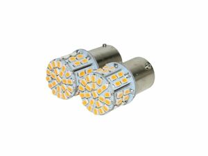 極光 LED バルブ ウインカー 12V アンバーS25シングル 送料込 2X-1774 