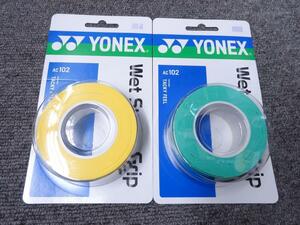 #yo neck sweat super grip AC102[3 pcs insertion ] yellow . green. 2 piece set v16