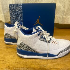 新品未使用26.5cm NIKE AIR JORDAN 3 RETRO 「WIZARDS」 CT8532-148 WHITE/METALLIC COPPER-TRUE BLUEの画像4