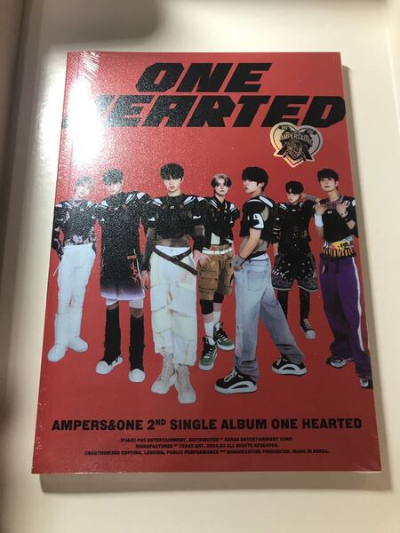 新品未開封 AMPERS&ONE ONE HEARTED Heart ver.