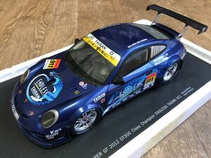 1/18 エブロ　エンドレス タイサン ポルシェ 911 2012 スーパーGT GT300チャンピオン　絶版