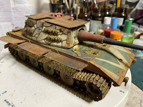 ドイツ計画戦車E100 塗装済完成車
