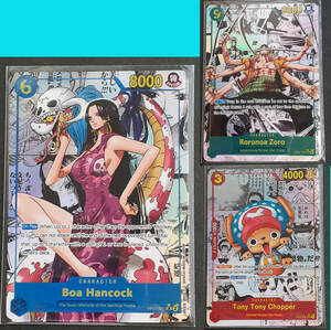 Manga Tony Chopper Roronoa Zoro Boa Hancock コミパラ コミック背景 スーパーパラレル 説明文熟読 SR SEC ワンピースカード op07-051