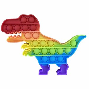 ストレス解消 グッズ プッシュポップ カラフル 恐竜マーブル プッシュポップバブル ストレス発散 知育玩具