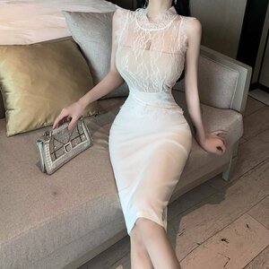 大人気　ワンピースレディース　 極美品　20代30代40代　　超sexy 　dress　　　ノースリーブ　　　タイト Q294