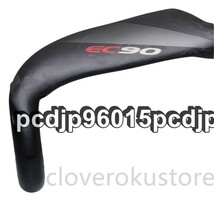 EC90 最新 1 pc カーボンファイバー ロードバイク マットブラック ハンドルバー マット 自転車 31.8*400/420/440mm_画像4
