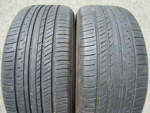 中古タイヤ☆245/50-18 245/50R18 ヨコハマ ADVAN ｄB V552 2019年製 7分山 4本セット☆