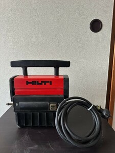 HILTI　コンプレッサ　通電動作等は未確認　現品　写真6枚目記載　角割れ破損有り