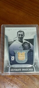 2004 legendary cuts ultimate swatches hank greenberg gameused bat