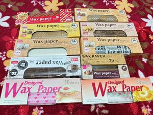  wax paper 11 piece set sale 