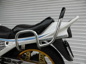 即決★☆☆CBX400F CBX400F2 CBX550F 極太メッキファッションタンデムバー 新品