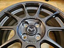 美品 NDロードスター 990S 純正ホイール RAYS VOLK Racing ZE40 16×7J 4H-100 +45 4本セット_画像9