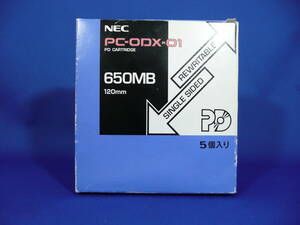 希少品 未開封 NEC PD ディスク PC-ODX-01 650MB カートリッジ