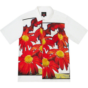 supreme jean paul gaultier flower power rayon shirt white S