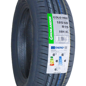 4本セット 185/60R15 2024年製造 新品サマータイヤ GRENLANDER COLO H02 送料無料 185/60/15の画像3