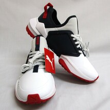 プーマ シューズ 195405-04 UK6.5(25.5cm) GS ワン ラバーソール スパイクレス Puma White-Navy Blazer-Ski Patrol ゴルフシューズ_画像6