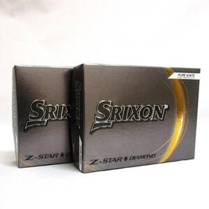 US仕様 SRIXON Z-Star ダイヤモンド 2箱 24球 2ダース ボール スリクソン ダンロップ DUNLOP 3ピース ゴルフボール Zスター 